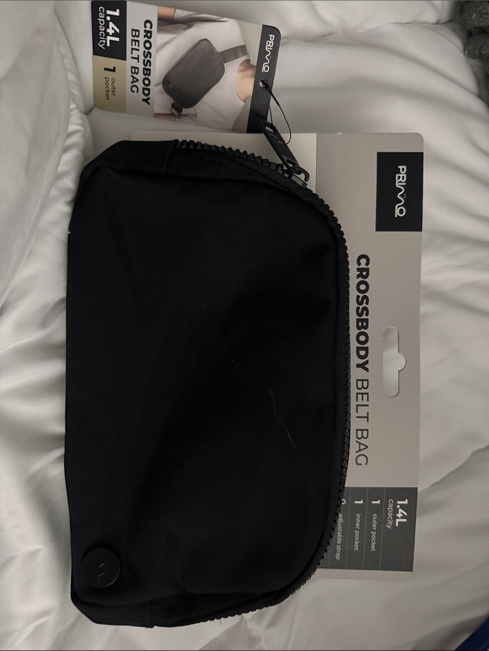 Primo Women's Crossbody Belt Bag in Black